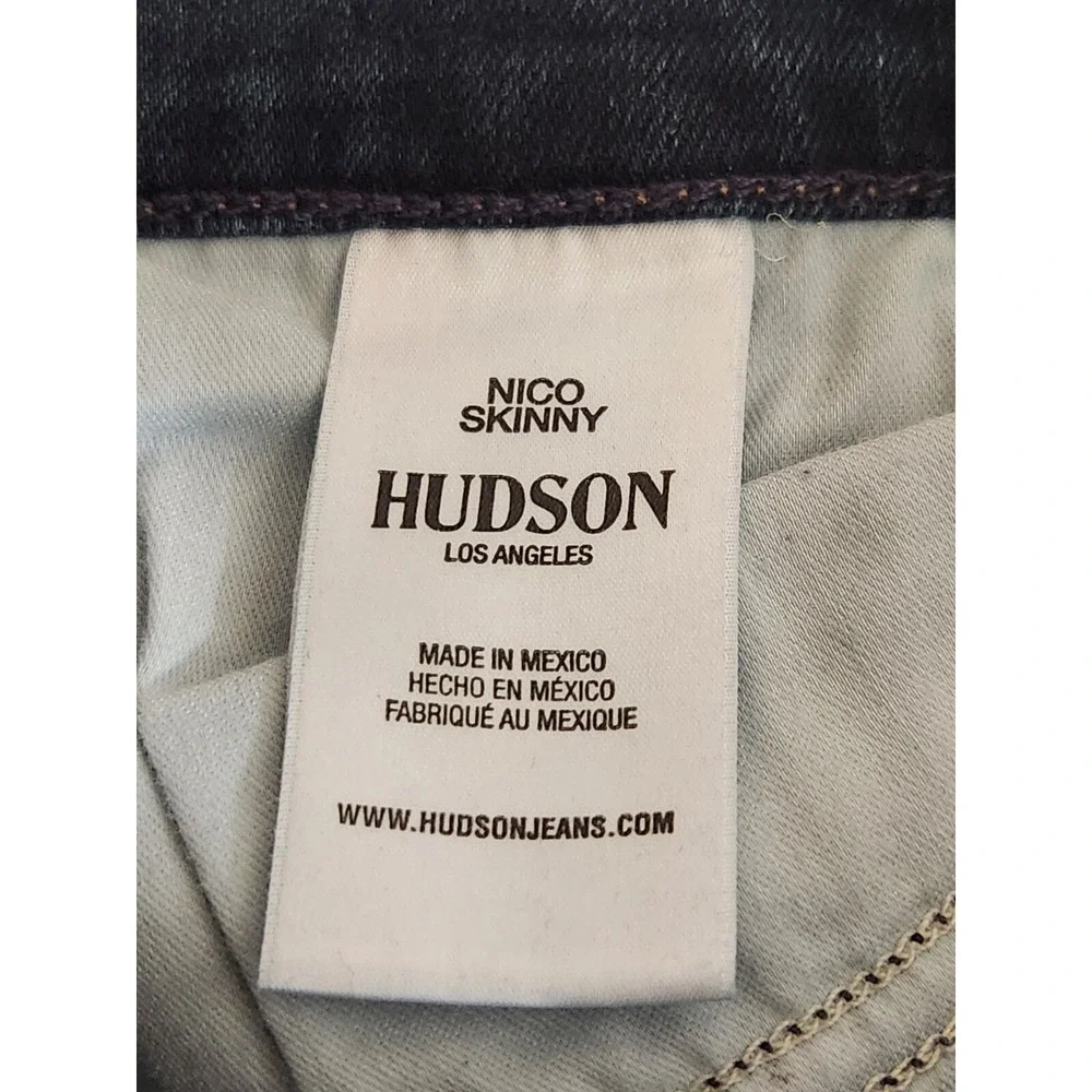 Hudson‎ Skinny Jeans Nico Skinny Dark Wash Womens Size 27